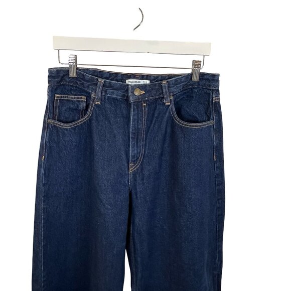 Pull & Bear Wide Leg Baggy Jeans Size 10 - Picture 2 of 10